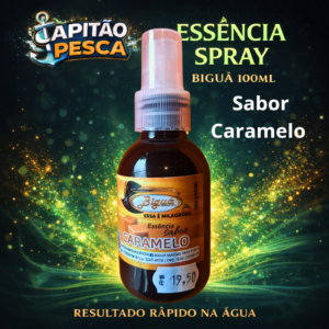 Essência Spray Biguá - Sabor Caramelo - 100ml
